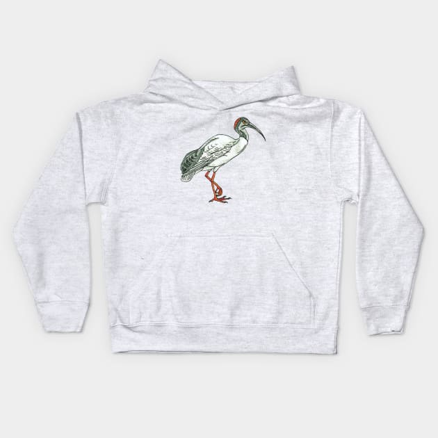 Bin chicken Kids Hoodie by VibeCeramicStudios